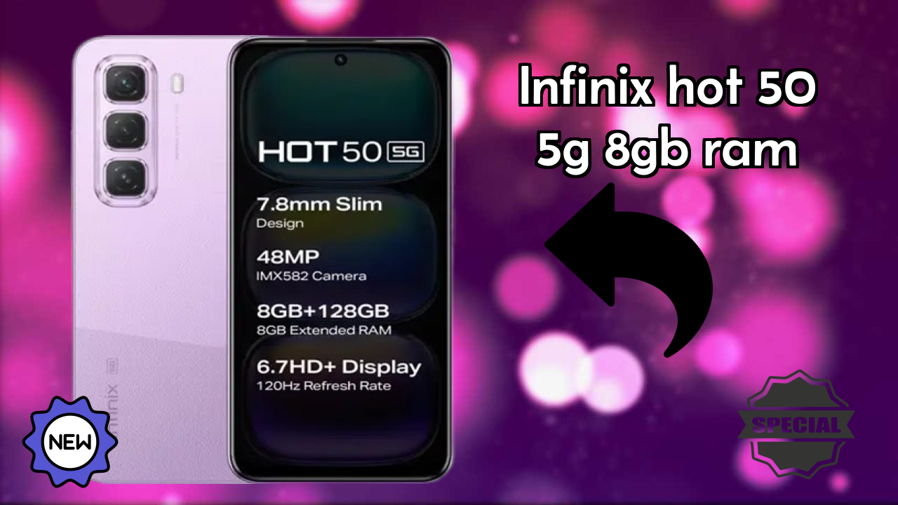 Infinix Hot 50 5G 8GB RAM Display Review: 6.7 Inches (17.02 Cm) Screen Size