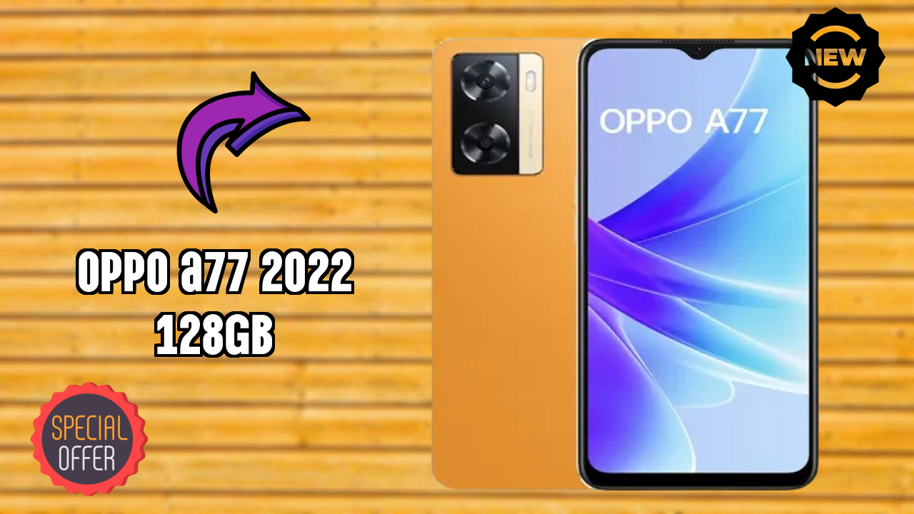 OPPO A77 2022 128GB Display Review: 6.56 Inches (16.66 Cm) Screen Test