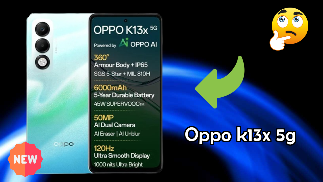 OPPO K13x 5G Gaming Benchmarks: MediaTek Dimensity 6300 Tested