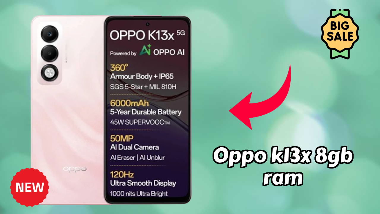 OPPO K13x 8GB RAM Processor Test: MediaTek Dimensity 6300 Performance
