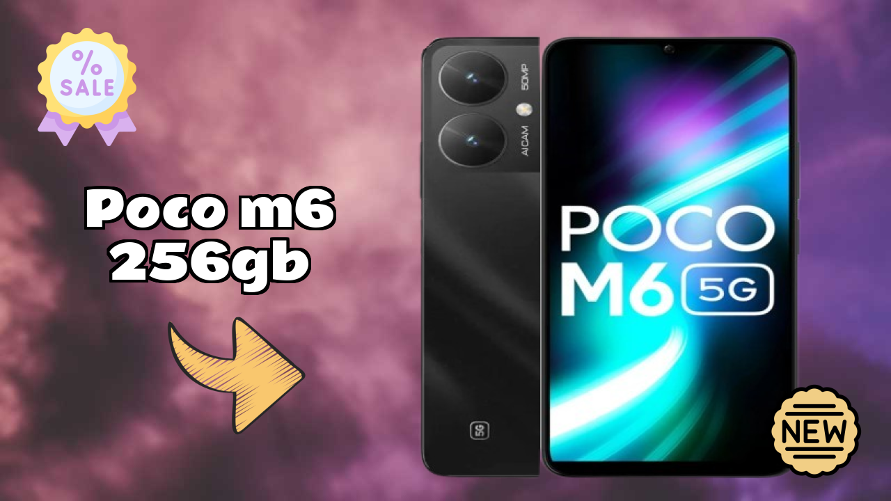 POCO M6 256GB at ₹13,499 - Everything About This Phone