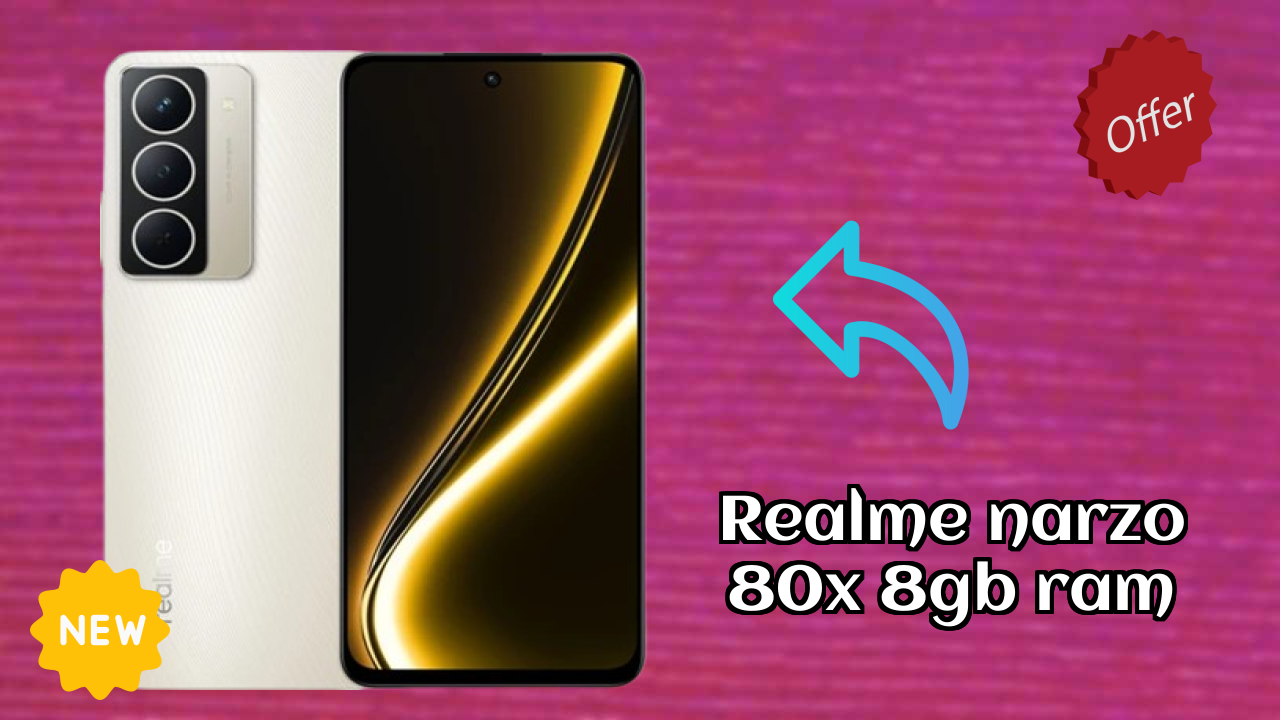 Realme Narzo 80X 8GB RAM Gaming Test: MediaTek Dimensity 6400 FPS Performance