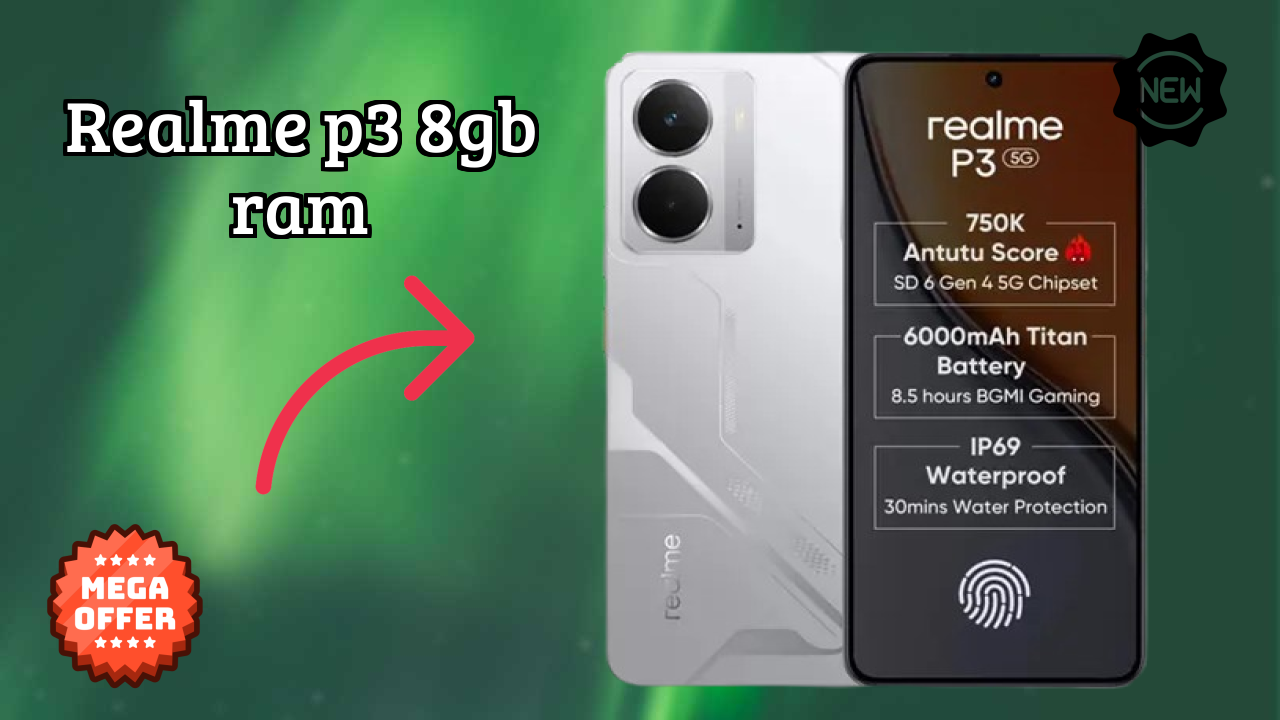 Realme P3 8GB RAM Display Review: AMOLED Screen