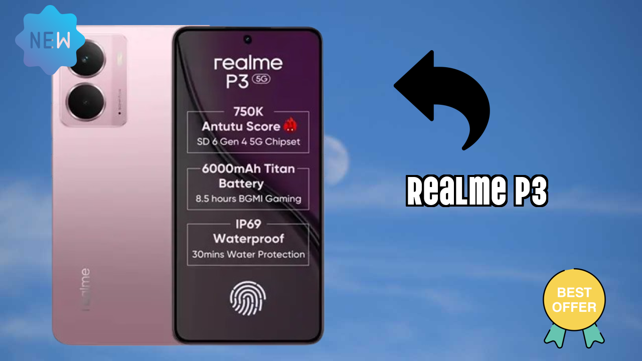 Realme P3 Display Size: 6.67 Inches (16.94 Cm) Screen Quality