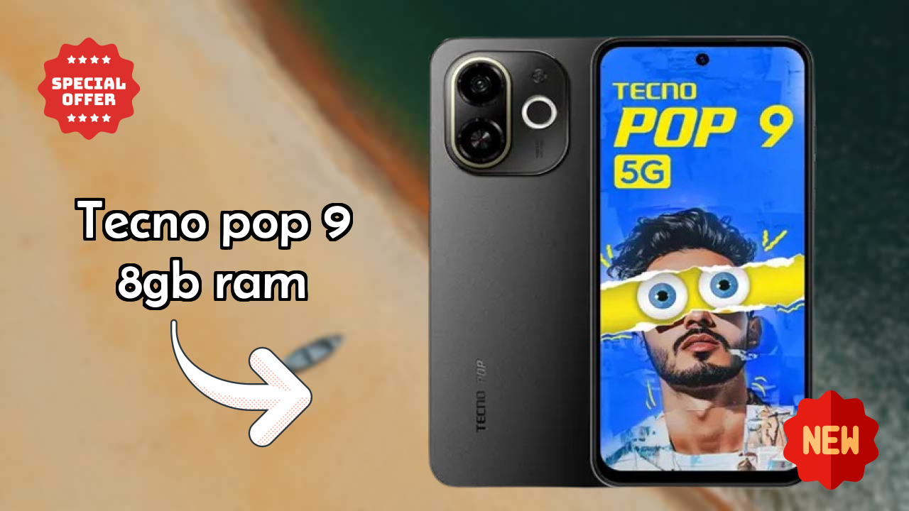 Tecno Pop 9 8GB RAM Gaming Test: MediaTek Dimensity 6300 Game FPS